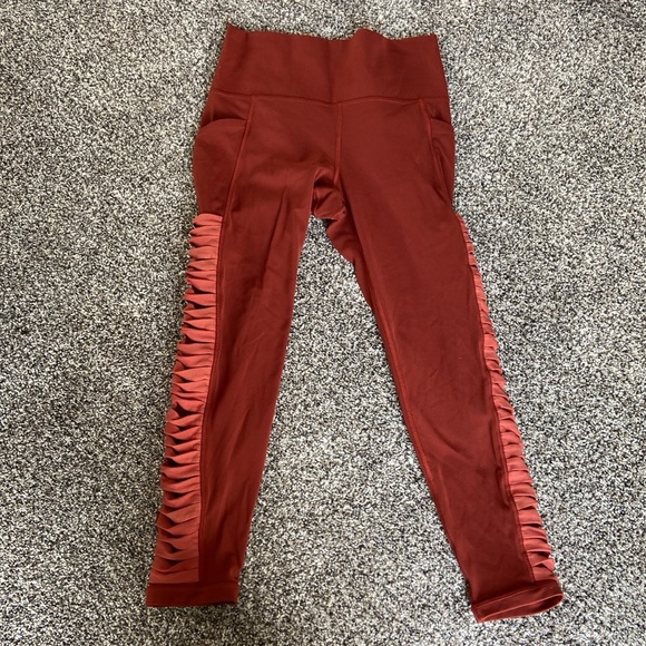 Athleta 11” high rise salutation 7/8 stash tight in powervita size womens medium - Picture 2 of 4